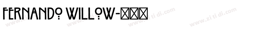 Fernando Willow字体转换